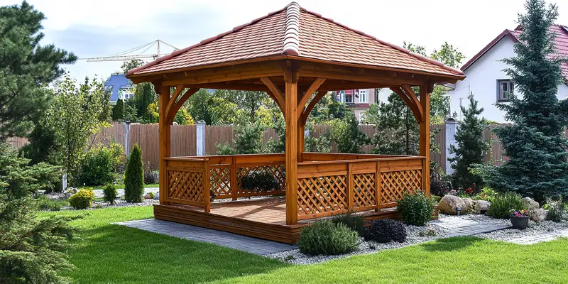 Co posadzić obok altany?