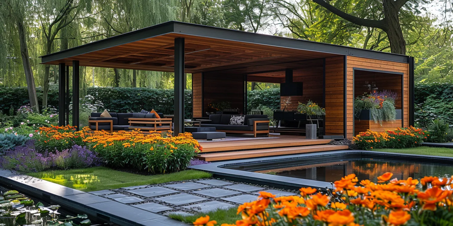 Czym obić ściany altany?