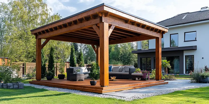 Jak zrobić rolety do altany?