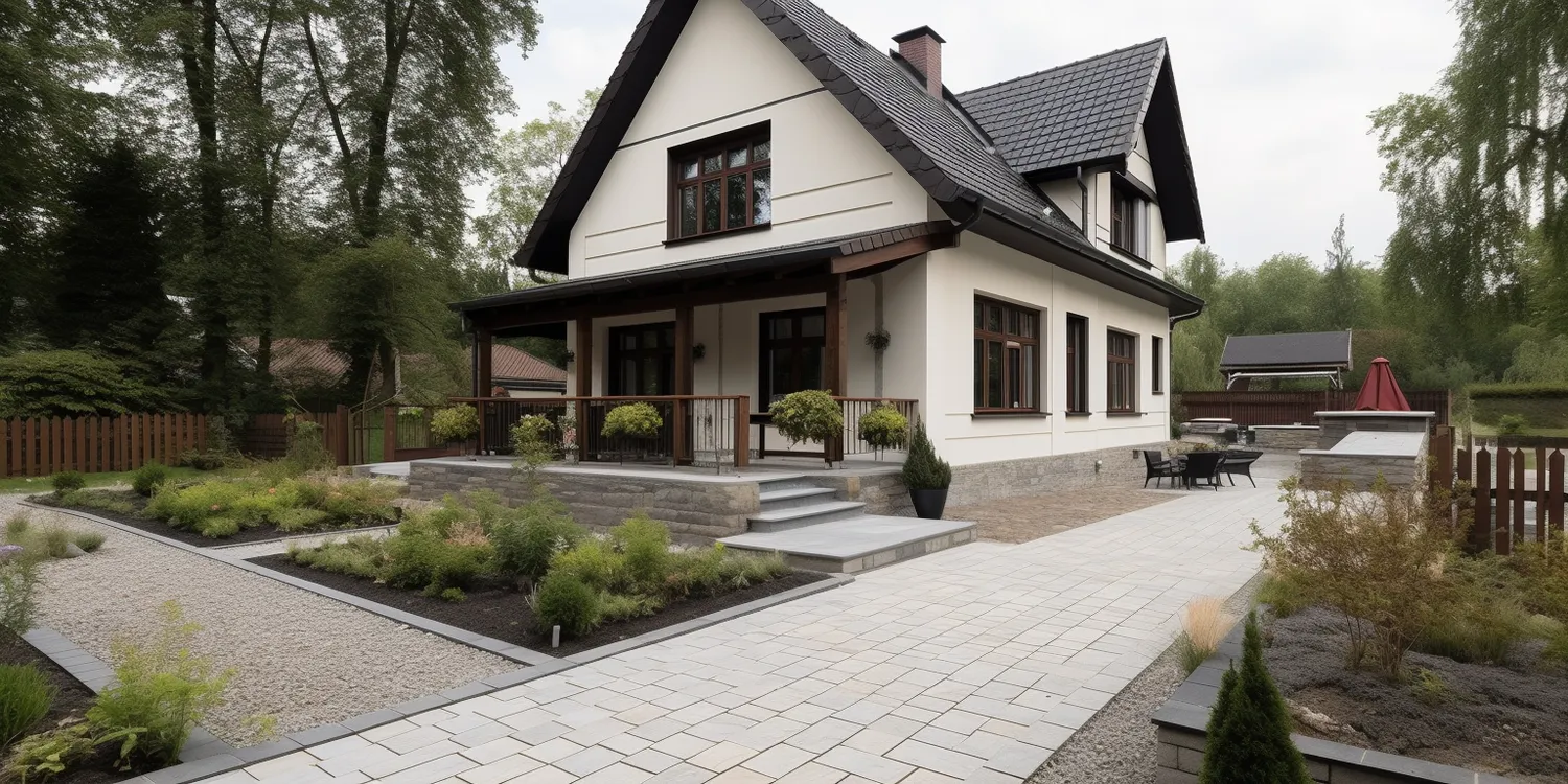 Jaka kostka brukowa do żółtej elewacji?