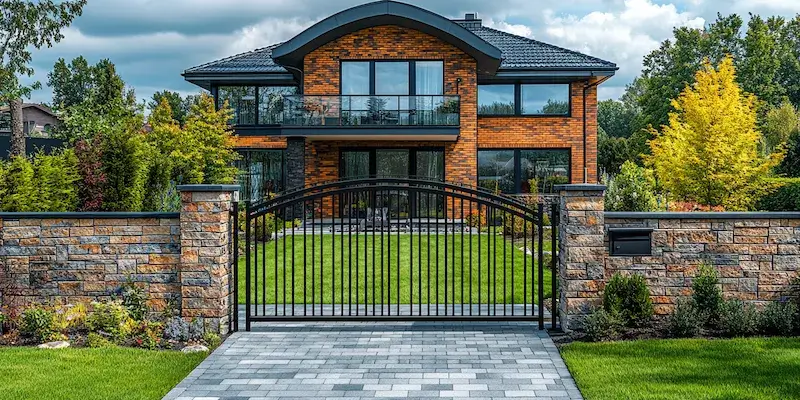 stalowe ogrodzenie z Polski