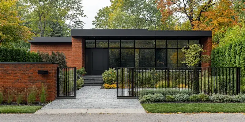 Metallzäune aus Polen mit montage