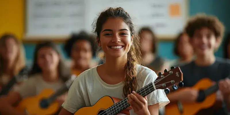 Jak nastroić ukulele tenorowe?