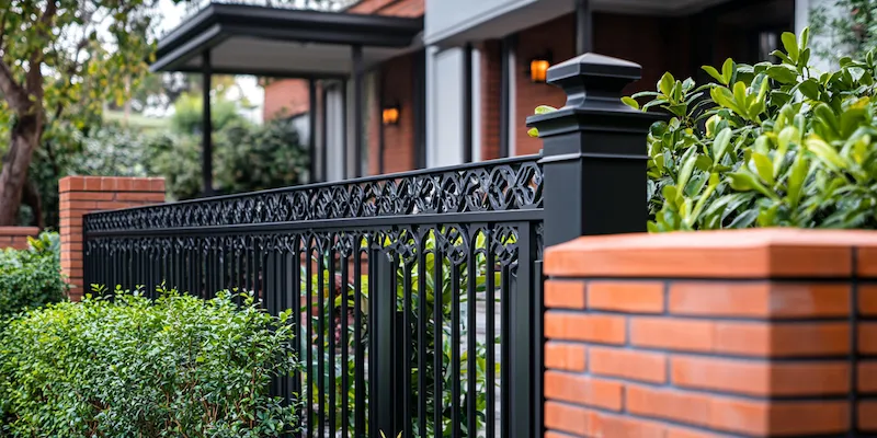 Alu Zäune aus Polen mit Montage